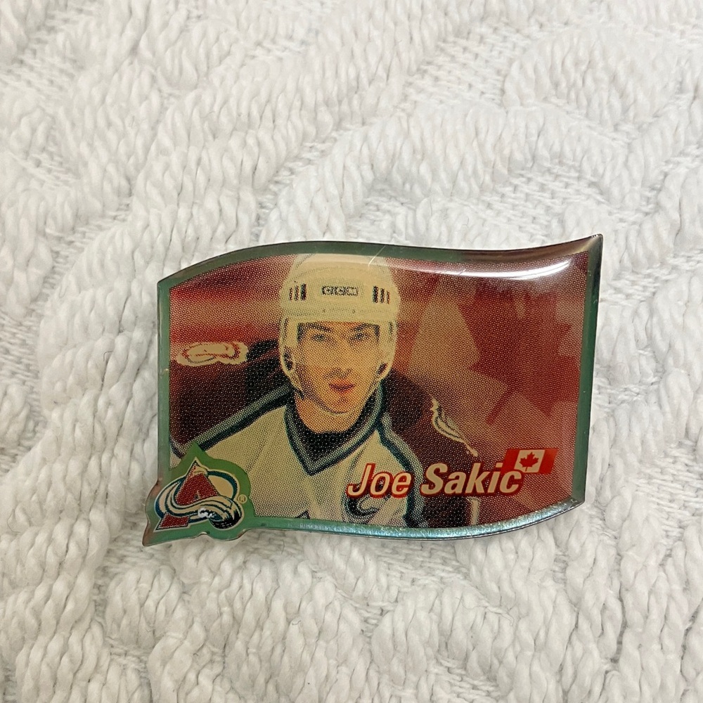 Vintage NHL lapel pins, set of 8